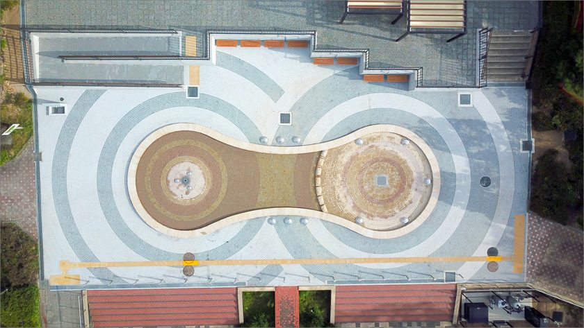 県営各務原公園水あそび広場 親水広場の植栽工事