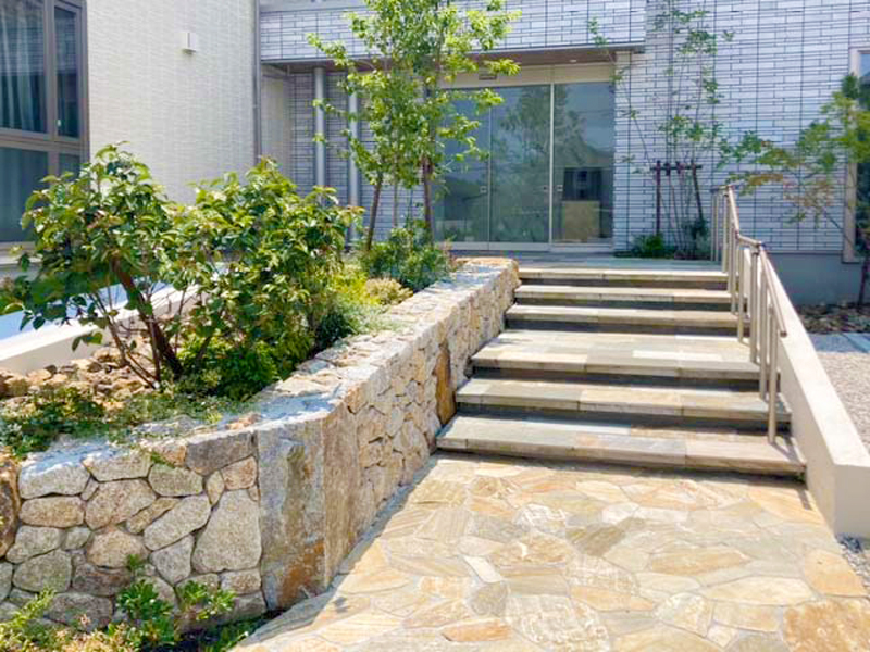 積水ハウス(株)シャーメゾン賃貸住宅 外構工事