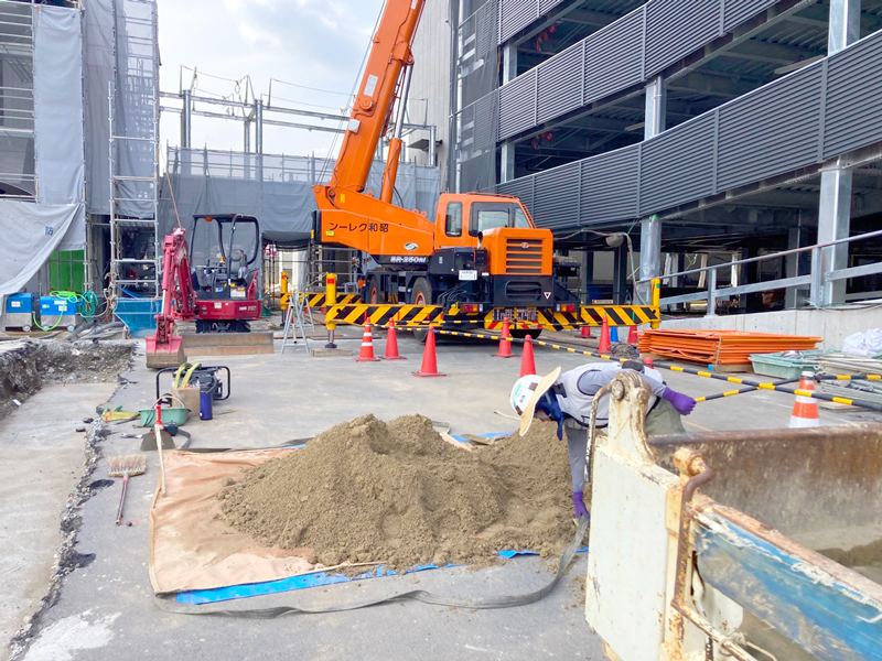 多治見駅南地区再開発 屋上緑化と植栽工事