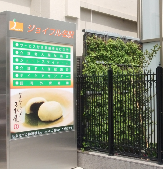 特別養護老人ホームの壁面緑化