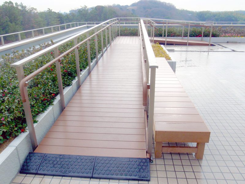 ｢パパット｣施工が出来る屋上庭園