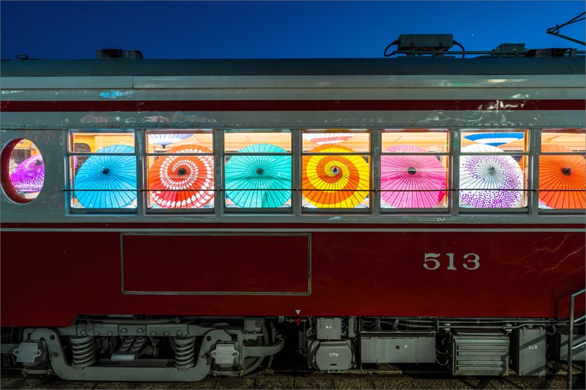 駅とまちを光でつなぐ杜のイルミネーション