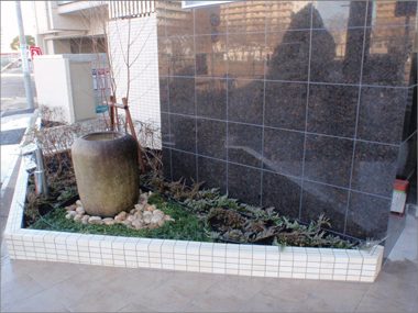 マンション屋上につくったリース菜園